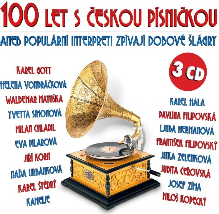 100 let s českou písničkou aneb populární interpreti zpívají dobové šlágry, CD