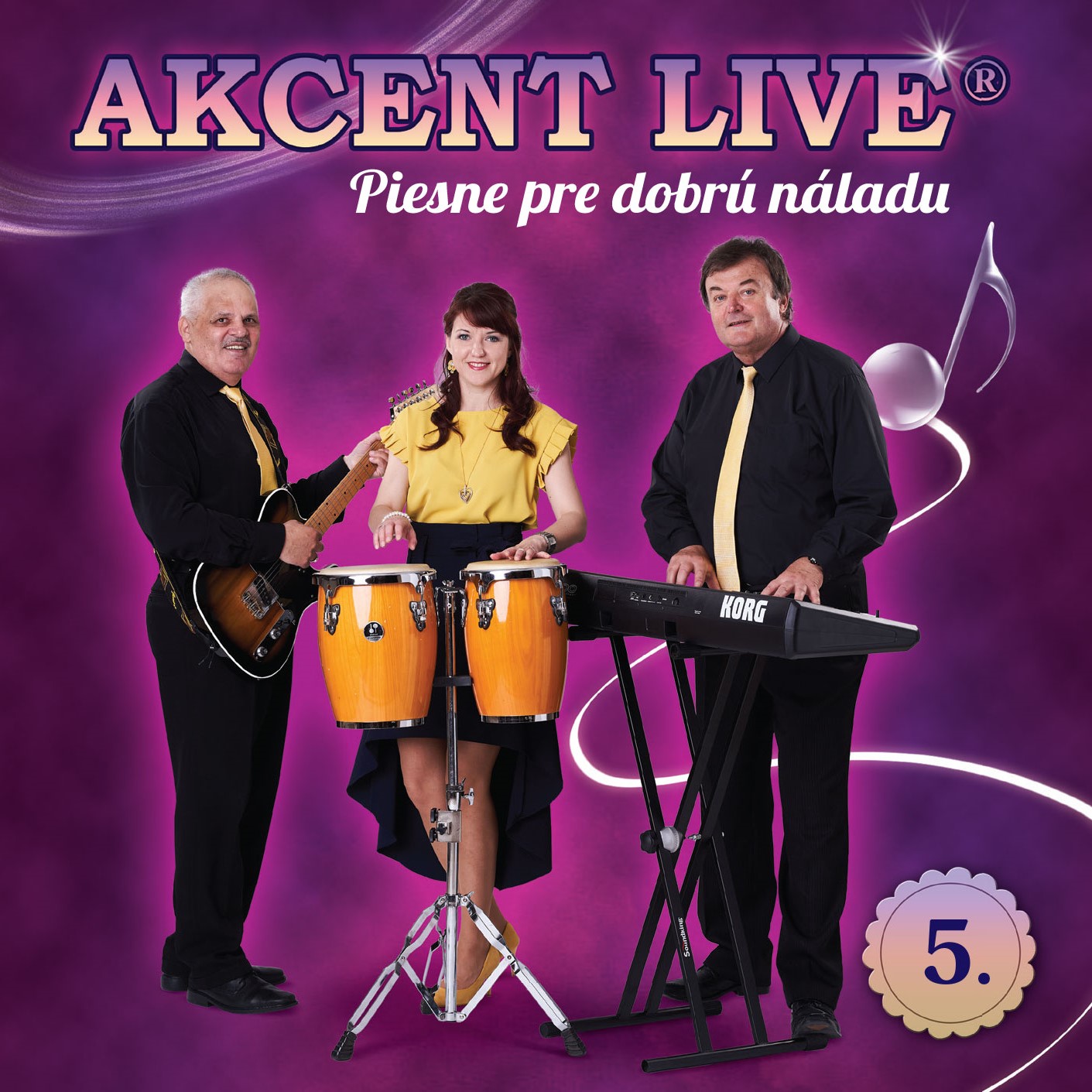 Akcent Live - Piesne pre dobrú náladu 5. (cd)
