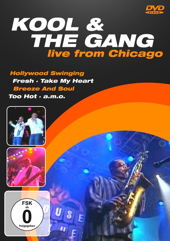 DVD KOOL & THE GANG LIVE FROM CHICAGO
