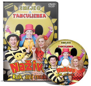 DVD Smejko a Tanculienka - Naživo – Kuk, ani muk!