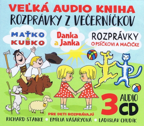 3CD BOX Veľká audio kniha - Rozprávky z večerníčkov 